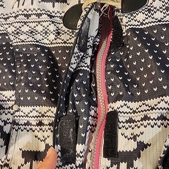 ZeroXposur Black/White/Pink Winter Coat sz Medium 7/8 - Picture 4 of 6